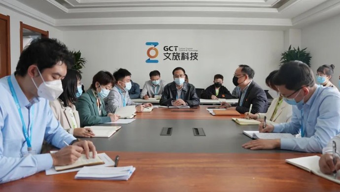 文旅科技黨支部組織學習全國“兩會”精神主題黨課活動